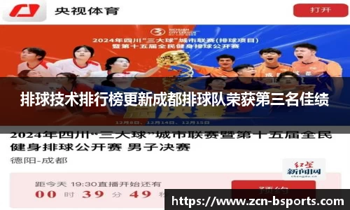 排球技术排行榜更新成都排球队荣获第三名佳绩